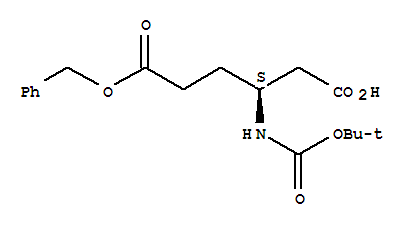 Hexanedioic acid,3-[[(1,1-dimethylethoxy)carbonyl]amino]-, 6-(phenylmethyl) ester, (3S)-