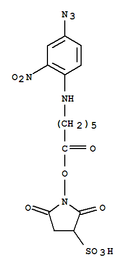 Sulfosuccinimidyl 6-((4-azido-2-nitrophenyl)amino)...