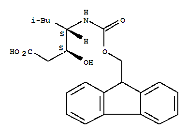 Heptanoic acid,4-[[(9H-fluoren-9-ylmethoxy)carbonyl]amino]-3-hydroxy-6-methyl-, (3S,4S)-