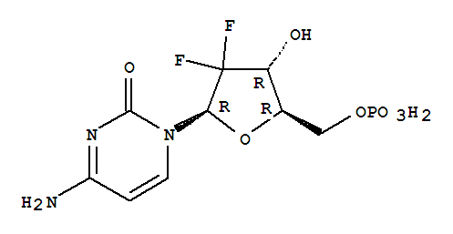 [(2R,3R,5R)-5-(4-amino-2-oxopyrimidin-1-yl)-4,4-difluoro-3-hydroxyoxolan-2-yl]methyl dihydrogen phosphate,formic acid