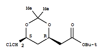 tert-butyl 2-[(4R,6S)-6-(chloromethyl)-2,2-dimethyl-1,3-dioxan-4-yl]acetate