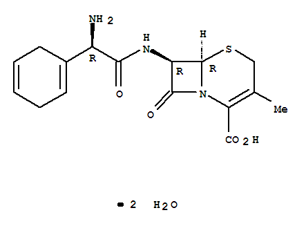5-Thia-1-azabicyclo[4.2.0]oct-2-ene-2-carboxylicacid, 7-[[(2R)-2-amino-2-(1,4-cyclohexadien-1-yl)acetyl]amino]-3-methyl-8-oxo-,hydrate (1:2), (6R,7R)-