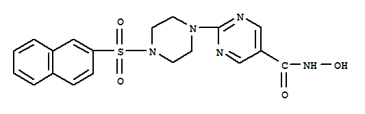 5-Pyrimidinecarboxamide,N-hydroxy-2-[4-(2-naphthalenylsulfonyl)-1-piperazinyl]-