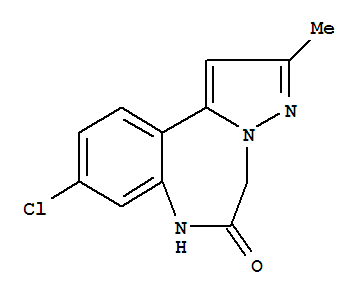 9-Chloro-2-methyl-5H-pyrazolo[1,5-d][1,4]benzodiazepin-6(7H)-one  