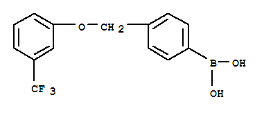 4-(3'-(三氟甲基)苯氧基甲基)苯基硼酸