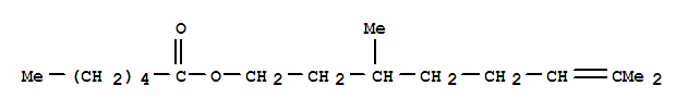 Hexanoic acid,3,7-dimethyl-6-octen-1-yl ester