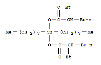 Hexanoic acid,2-ethyl-, 1,1'-(dioctylstannylene) ester