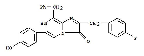 Imidazo[1,2-a]pyrazin-3(7H)-one,2-[(4-fluorophenyl)methyl]-6-(4-hydroxyphenyl)-8-(phenylmethyl)-