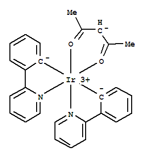 Iridium,(2,4-pentanedionato-kO2,kO4)bis[2-(2-pyridinyl-kN)phenyl-kC]-, (OC-6-33)-