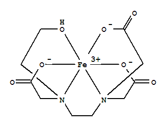 Iron,[N-[2-[bis[(carboxy-kO)methyl]amino-kN]ethyl]-N-[2-(hydroxy-kO)ethyl]glycinato(3-)-kN,kO]-