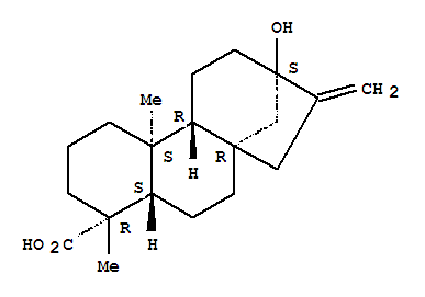 Kaur-16-en-18-oic acid,13-hydroxy-, (4a)-