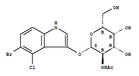 5-Bromo-4-chloro-3-indolyl-N-acetyl-β-D-galactosaminide