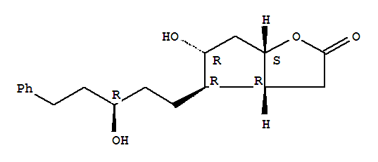 2H-Cyclopenta[b]furan-2-one,hexahydro-5-hydroxy-4-[(3R)-3-hydroxy-5-phenylpentyl]-, (3aR,4R,5R,6aS)-