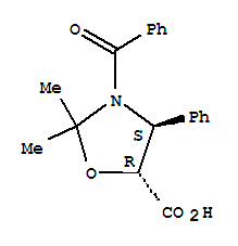 (4S,5R)-3-Benzoyl-2,2-dimethyl-4-phenyloxazolidine-5-carboxylic acid  