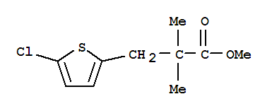 2-Thiophenepropanoicacid, 5-chloro-a,a-dimethyl-, methyl ester