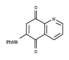 5,8-Quinolinedione,6-(phenylamino)-