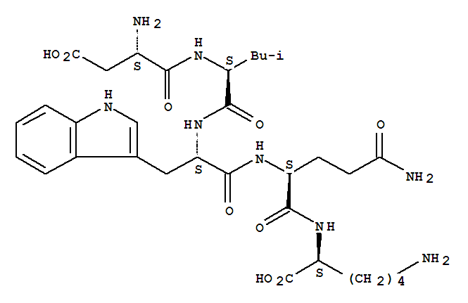 Aspartyl-leucyl-tryptophanyl-glutaminyl-lysine