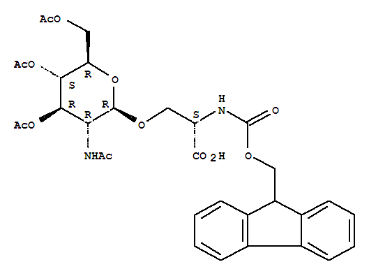 O-(2-Acetamido-2-deoxy-3,4,6-tri-O-acetyl-b-D-glucopyranosyl)-N- a-(fluoren-9-yl-methoxy carbonyl)-L-serine  