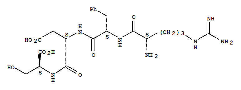 3-[[2-[[2-amino-5-(diaminomethylideneamino)pentanoyl]amino]-3-phenylpropanoyl]amino]-4-[(1-carboxy-2-hydroxyethyl)amino]-4-oxobutanoic acid