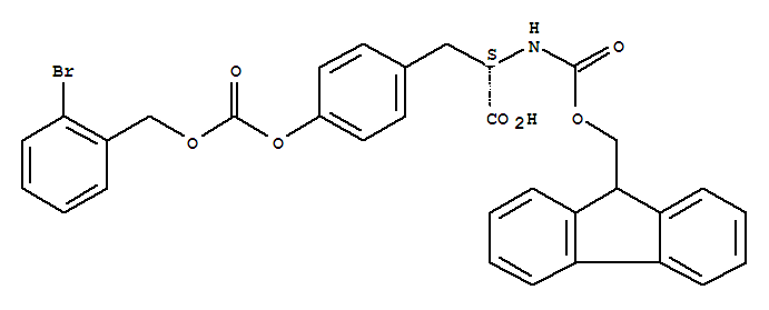 N-Fmoc-O-(2-bromobenzyloxycarbonyl)-L-tyrosine                                                                                                                                                            