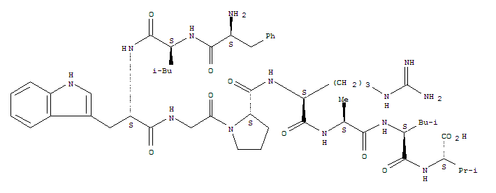 L-Valine,L-phenylalanyl-L-leucyl-L-tryptophylglycyl-L-prolyl-L-arginyl-L-alanyl-L-leucyl-