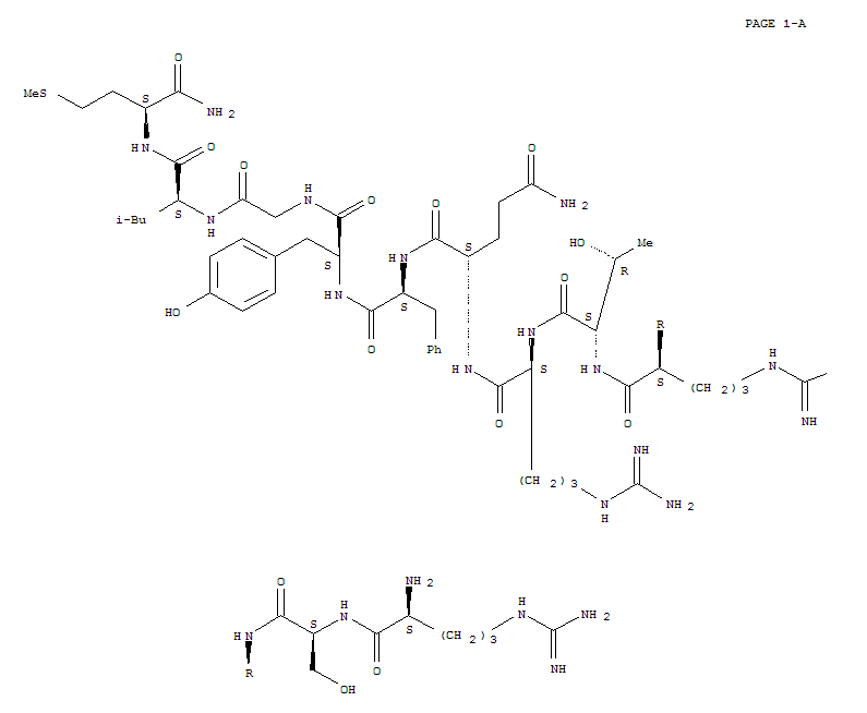 L-Methioninamide,L-arginyl-L-seryl-L-arginyl-L-threonyl-L-arginyl-L-glutaminyl-L-phenylalanyl-L-tyrosylglycyl-L-leucyl-
