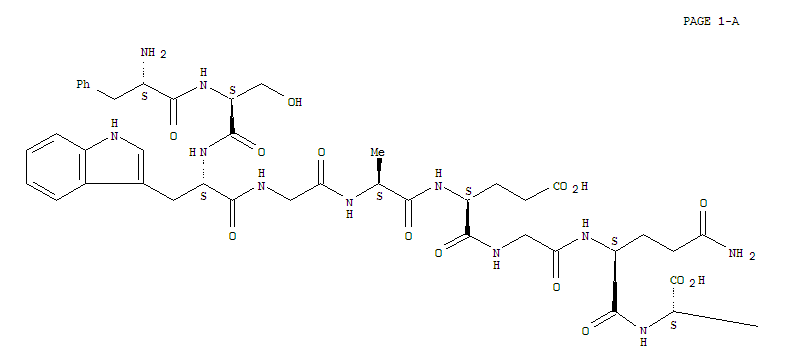 L-Arginine,L-phenylalanyl-L-seryl-L-tryptophylglycyl-L-alanyl-L-a-glutamylglycyl-L-glutaminyl-