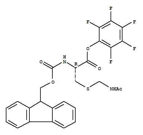 L-Cysteine,S-[(acetylamino)methyl]-N-[(9H-fluoren-9-ylmethoxy)carbonyl]-,pentafluorophenyl ester (9CI)