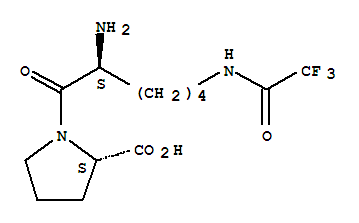 1-[2-amino-6-[(2,2,2-trifluoroacetyl)amino]hexanoyl]pyrrolidine-2-carboxylic acid