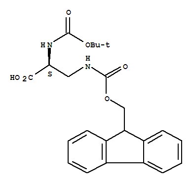 L-Alanine,N-[(1,1-dimethylethoxy)carbonyl]-3-[[(9H-fluoren-9-ylmethoxy)carbonyl]amino]-