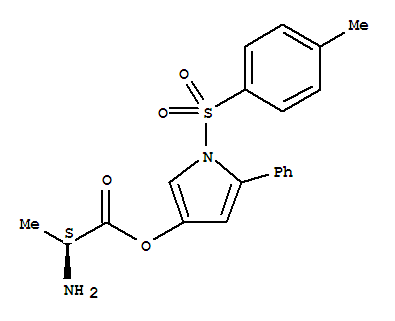 L-Alanine,1-[(4-methylphenyl)sulfonyl]-5-phenyl-1H-pyrrol-3-yl ester