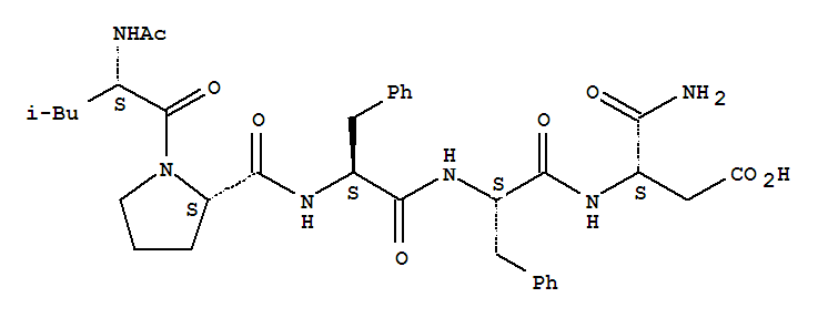 L-a-Asparagine,N-acetyl-L-leucyl-L-prolyl-L-phenylalanyl-L-phenylalanyl-