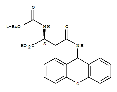 L-Asparagine,N2-[(1,1-dimethylethoxy)carbonyl]-N-9H-xanthen-9-yl-