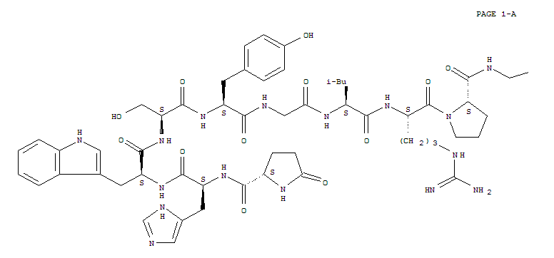 Luteinizinghormone-releasing factor (swine), acetate (1:?)