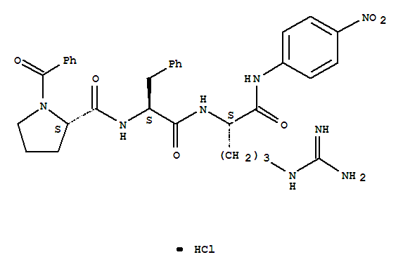 N-BENZOYL-PRO-PHE-ARG P-NITROANILIDE HYDROCHLORIDE