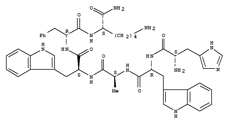 L-Lysinamide,L-histidyl-D-tryptophyl-L-alanyl-L-tryptophyl-D-phenylalanyl-