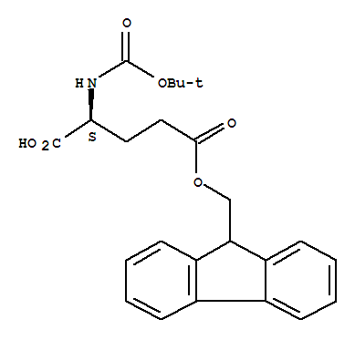 L-Glutamic acid,N-[(1,1-dimethylethoxy)carbonyl]-, 5-(9H-fluoren-9-ylmethyl) ester