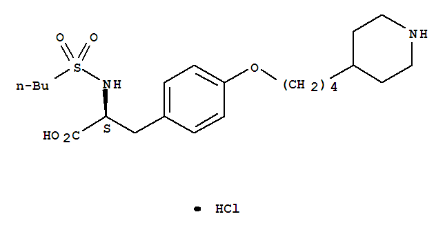 L-Tyrosine,N-(butylsulfonyl)-O-[4-(4-piperidinyl)butyl]-, hydrochloride (1:1)