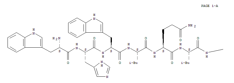 L-Tyrosine,L-tryptophyl-L-histidyl-L-tryptophyl-L-leucyl-L-glutaminyl-L-leucyl-L-lysyl-L-prolylglycyl-L-glutaminyl-L-prolyl-L-methionyl-