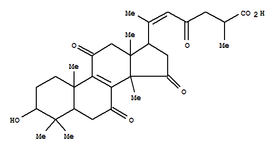 灵芝烯酸H价格, Ganoderenic acid H标准品 | CAS: 120462-48-8 | ChemFaces对照品