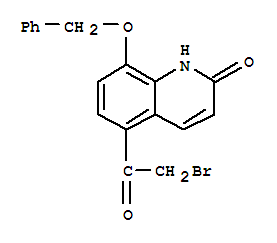 8-(benzyloxy)-5-(2-bromo-1-oxoethyl)quinolin-2(1H)-one