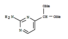 2-Pyrimidinamine,4-(dimethoxymethyl)-