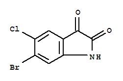 1H-Indole-2,3-dione,6-bromo-5-chloro-