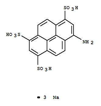 1,3,6-Pyrenetrisulfonicacid, 8-amino-, sodium salt (1:3)  