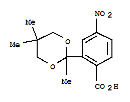 4-Nitro-2-(2,5,5-trimethyl-[1,3]dioxan-2-yl)benzoi...