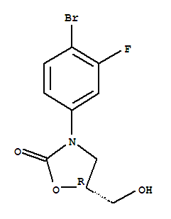 5r)-3-(4-bromo-3-fluorophenyl)-5- hydroxymethyloxazolidin-2-one