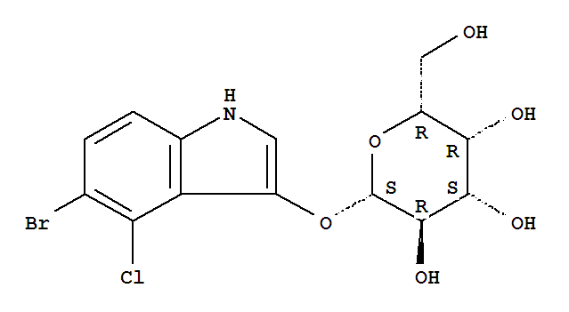 5-Bromo-4-chloro-3-indolyl-beta-D-galactoside; X-GAL