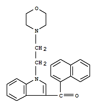 Methanone,[1-[2-(4-morpholinyl)ethyl]-1H-indol-3-yl]-1-naphthalenyl-