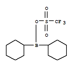 Methanesulfonic acid,1,1,1-trifluoro-, anhydride with B,B-dicyclohexylborinic acid  