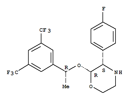 (2R,3S)-2-[(1R)-1-[3,5-bis(trifluoromethyl)phenyl]ethoxy]-3-(4-fluorophenyl)morpholine